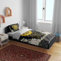 Flores de Mayo and Filipino Fiesta Bedding Set The Sun-Jasmine and Polynesian Yakan Tattoo Barong Style