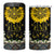 Flores de Mayo and Filipino Fiesta 4 in 1 Can Cooler Tumbler The Sun-Jasmine and Polynesian Yakan Tattoo Barong Style