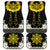 Flores de Mayo and Filipino Fiesta Car Mats The Sun-Jasmine and Polynesian Yakan Tattoo Barong Style