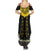 Flores de Mayo and Filipino Fiesta Family Matching Summer Maxi Dress and Hawaiian Shirt The Sun-Jasmine and Polynesian Yakan Tattoo Barong Style