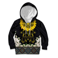 Flores de Mayo and Filipino Fiesta Kid Hoodie The Sun-Jasmine and Polynesian Yakan Tattoo Barong Style