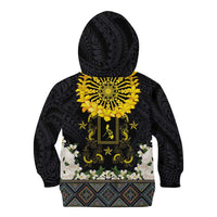 Flores de Mayo and Filipino Fiesta Kid Hoodie The Sun-Jasmine and Polynesian Yakan Tattoo Barong Style