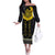 Flores de Mayo and Filipino Fiesta Off The Shoulder Long Sleeve Dress The Sun-Jasmine and Polynesian Yakan Tattoo Barong Style