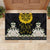 Flores de Mayo and Filipino Fiesta Rubber Doormat The Sun-Jasmine and Polynesian Yakan Tattoo Barong Style