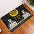 Flores de Mayo and Filipino Fiesta Rubber Doormat The Sun-Jasmine and Polynesian Yakan Tattoo Barong Style