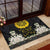 Flores de Mayo and Filipino Fiesta Rubber Doormat The Sun-Jasmine and Polynesian Yakan Tattoo Barong Style