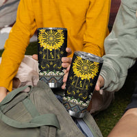 Flores de Mayo and Filipino Fiesta Tumbler Cup The Sun-Jasmine and Polynesian Yakan Tattoo Barong Style