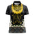 Flores de Mayo and Filipino Fiesta Women Polo Shirt The Sun-Jasmine and Polynesian Yakan Tattoo Barong Style