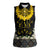 Flores de Mayo and Filipino Fiesta Women Sleeveless Polo Shirt The Sun-Jasmine and Polynesian Yakan Tattoo Barong Style