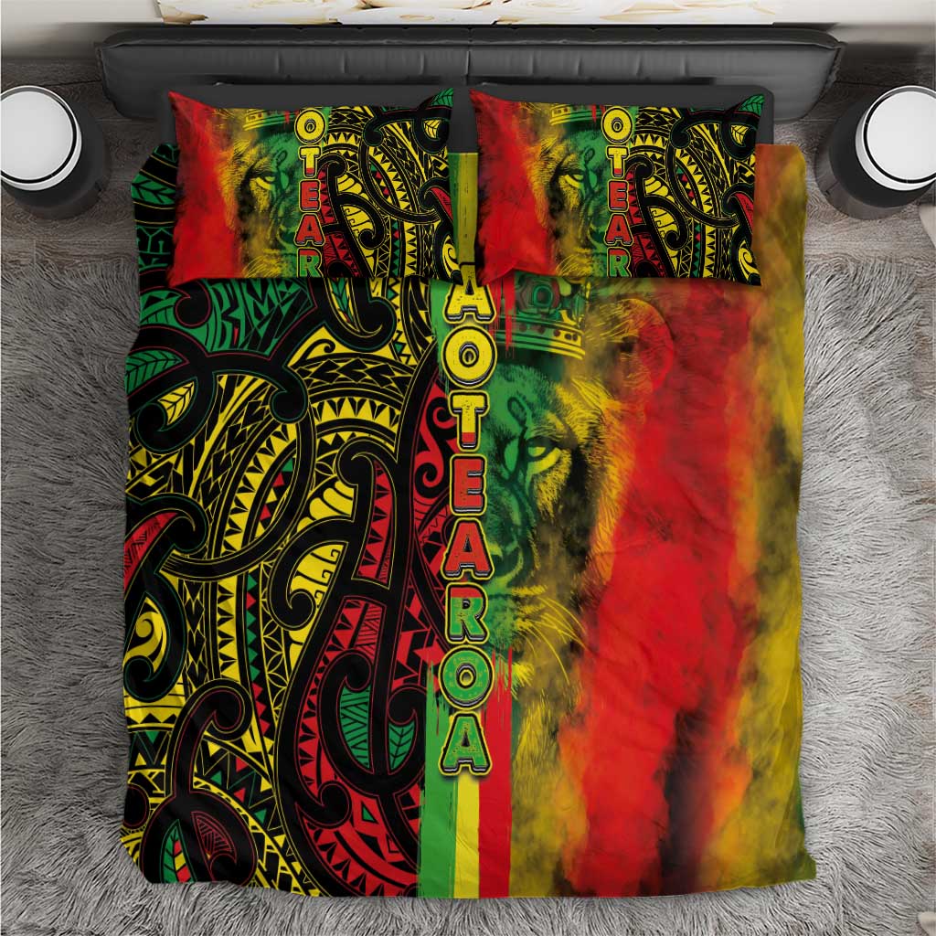 Aotearoa Reggae Bedding Set Maori Reggae-One Love LT03 Reggae - Polynesian Pride