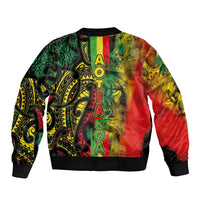Aotearoa Reggae Bomber Jacket Maori Reggae-One Love