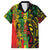 Aotearoa Reggae Family Matching Summer Maxi Dress and Hawaiian Shirt Maori Reggae-One Love
