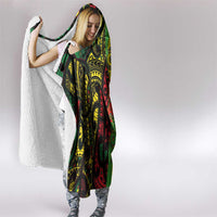 Aotearoa Reggae Hooded Blanket Maori Reggae-One Love