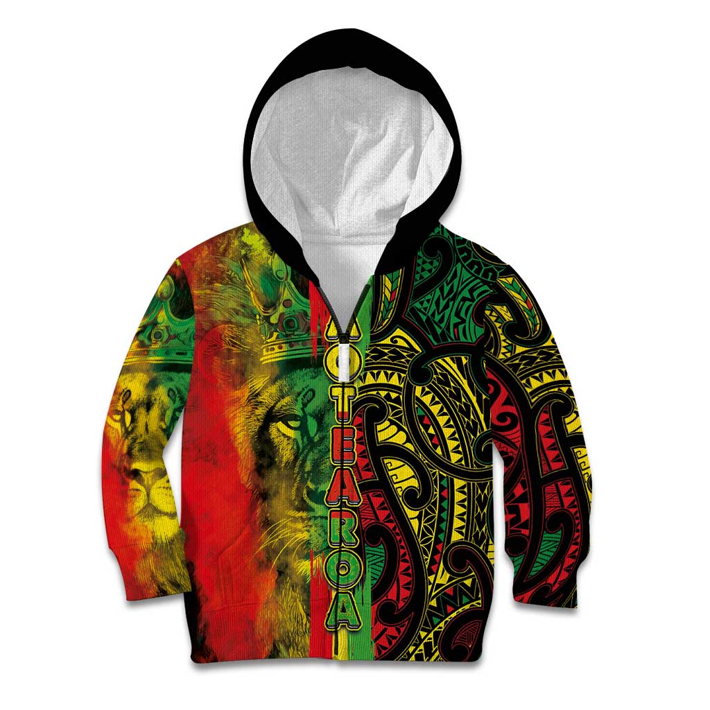 Aotearoa Reggae Kid Hoodie Maori Reggae-One Love