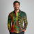 Aotearoa Reggae Long Sleeve Polo Shirt Maori Reggae-One Love