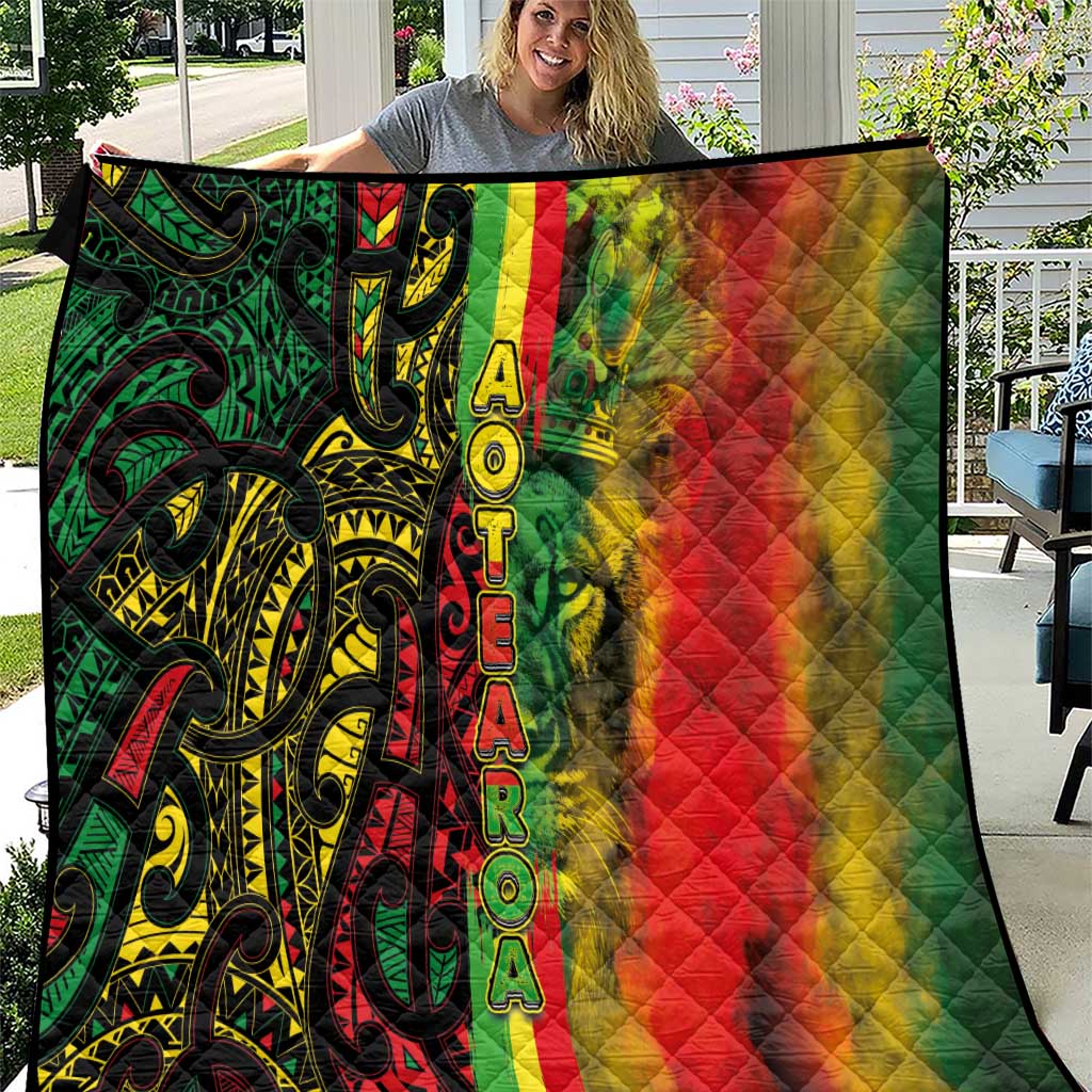 Aotearoa Reggae Quilt Maori Reggae-One Love LT03 Reggae - Polynesian Pride