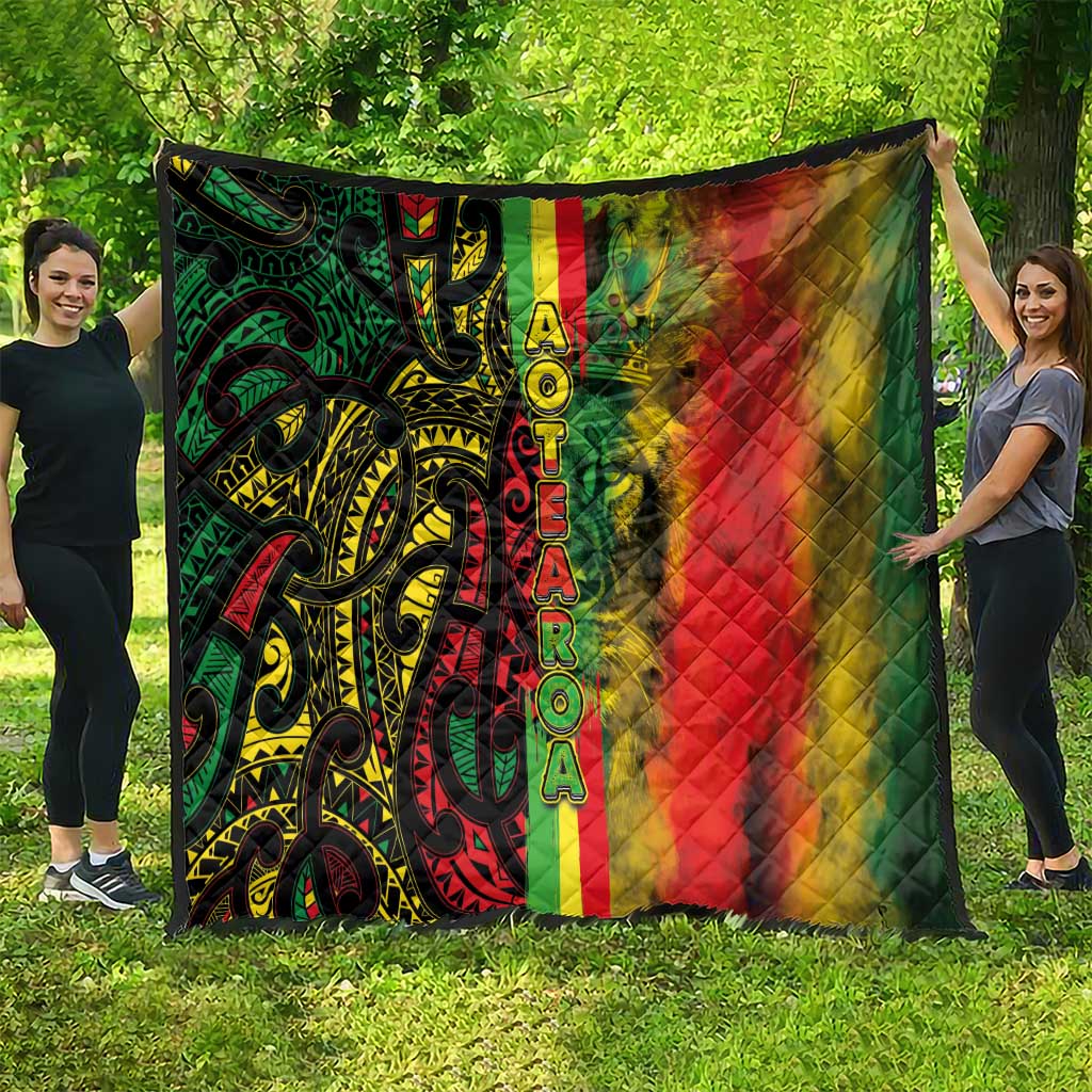 Aotearoa Reggae Quilt Maori Reggae-One Love LT03 - Polynesian Pride