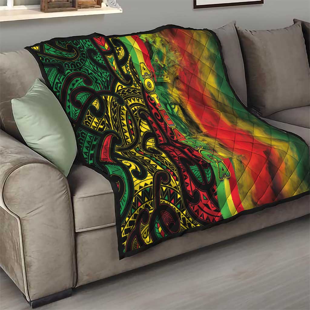 Aotearoa Reggae Quilt Maori Reggae-One Love LT03 - Polynesian Pride