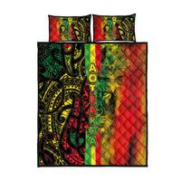 Aotearoa Reggae Quilt Bed Set Maori Reggae-One Love