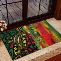 Aotearoa Reggae Rubber Doormat Maori Reggae-One Love