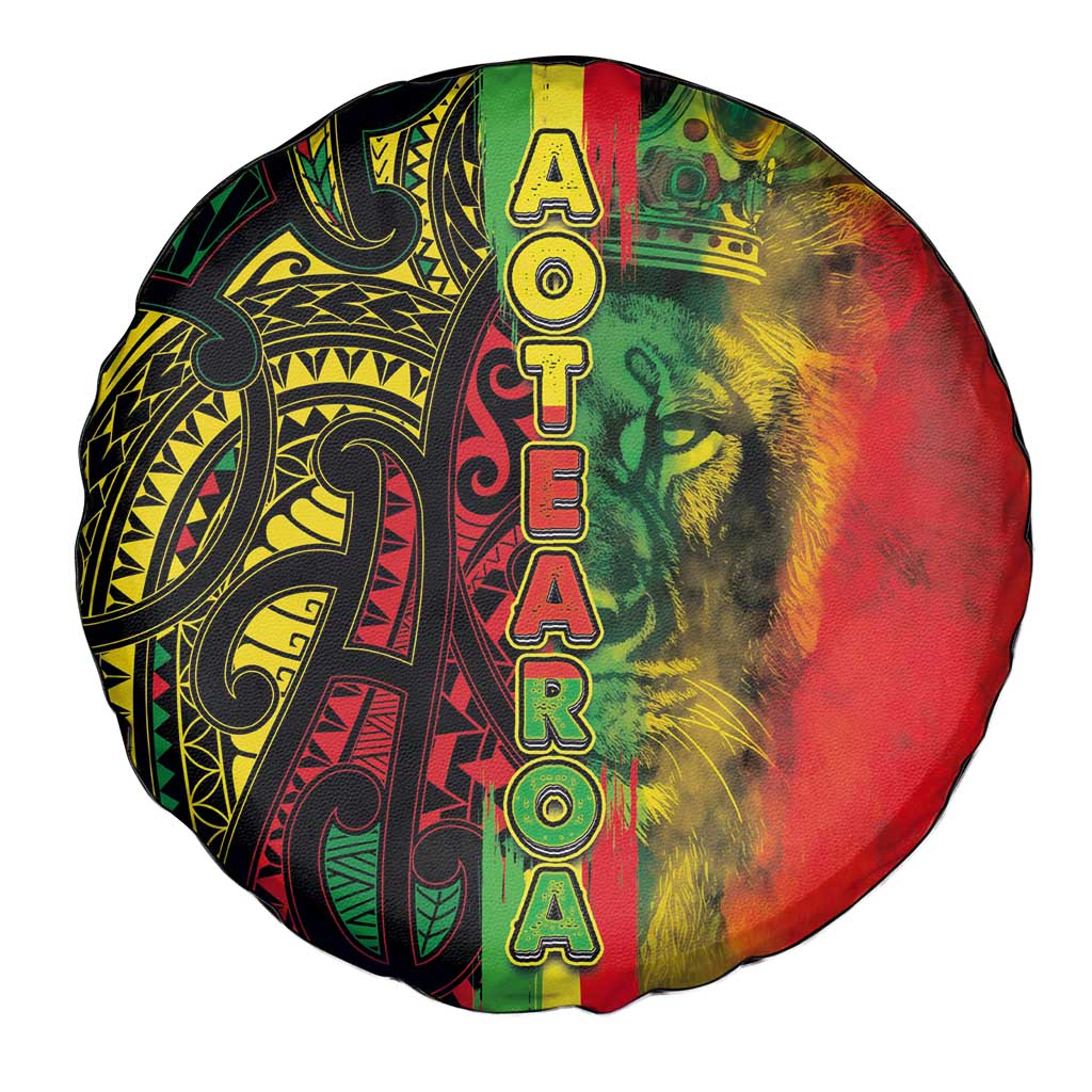 Aotearoa Reggae Spare Tire Cover Maori Reggae-One Love LT03 - Polynesian Pride