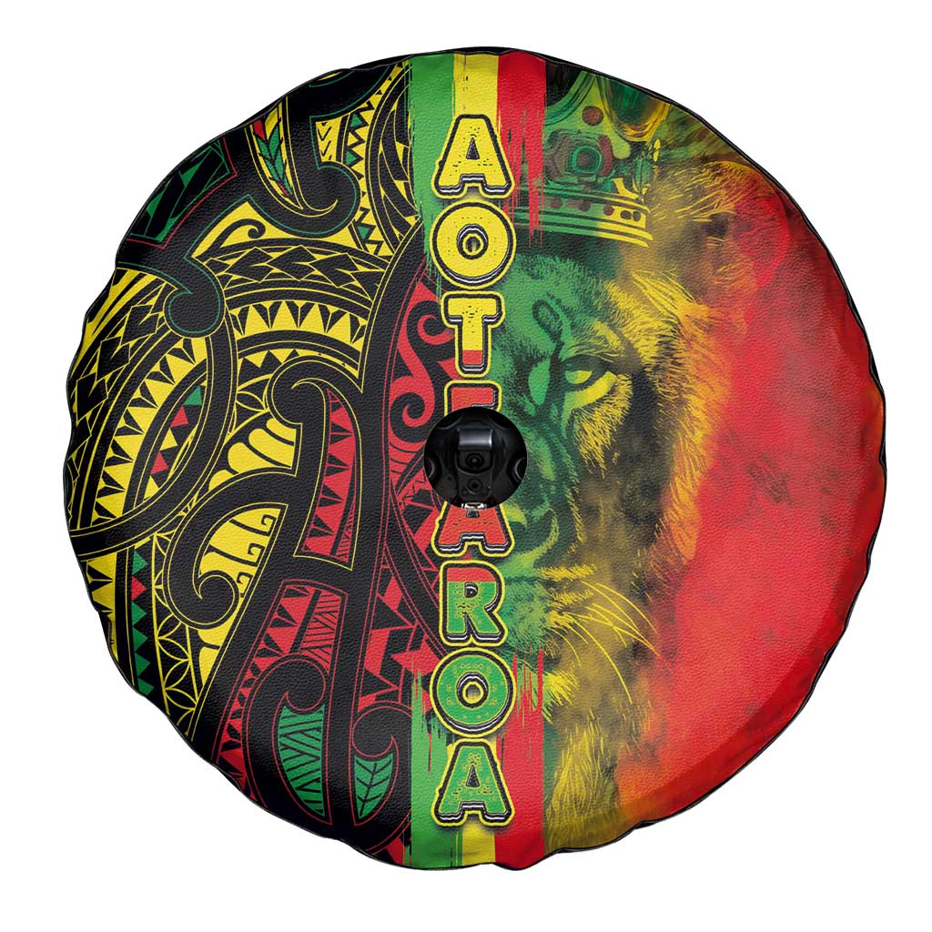 Aotearoa Reggae Spare Tire Cover Maori Reggae-One Love LT03 - Polynesian Pride