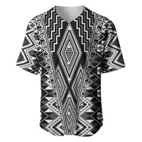 Aotearoa Tukutuku and Poutama Motif Classic Baseball Jersey