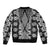 Aotearoa Tukutuku and Poutama Motif Classic Bomber Jacket