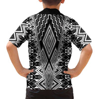 Aotearoa Tukutuku and Poutama Motif Classic Family Matching Tank Maxi Dress and Hawaiian Shirt