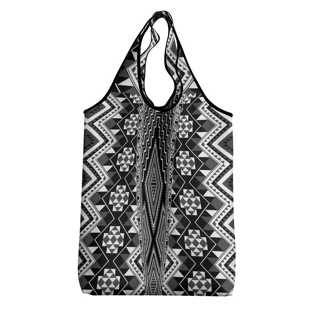 Aotearoa Tukutuku and Poutama Motif Classic Grocery Bag