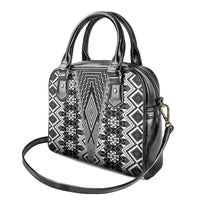 Aotearoa Tukutuku and Poutama Motif Classic Shoulder Handbag