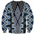 Blue Aotearoa Tukutuku and Poutama Motif Sweatshirt