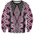 Pink Aotearoa Tukutuku and Poutama Motif Sweatshirt