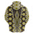 Yellow Aotearoa Tukutuku and Poutama Motif Hoodie