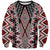 Red Aotearoa Tukutuku and Poutama Motif Sweatshirt