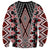 Red Aotearoa Tukutuku and Poutama Motif Sweatshirt