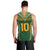 Custom Cook Islands Rugby League Men Tank Top Tatau Tribal Pattern-Special Edition Green Color