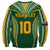 Custom Cook Islands Rugby League Sweatshirt Tatau Tribal Pattern-Special Edition Green Color
