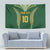 Custom Cook Islands Rugby League Tapestry Tatau Tribal Pattern-Special Edition Green Color