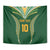 Custom Cook Islands Rugby League Tapestry Tatau Tribal Pattern-Special Edition Green Color