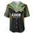 Custom Cook Islands Rugby League Baseball Jersey Tatau Tribal Pattern-Special Edition Black Color