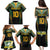 Custom Cook Islands Rugby League Family Matching Puletasi and Hawaiian Shirt Tatau Tribal Pattern-Special Edition Black Color