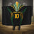 Custom Cook Islands Rugby League Hooded Blanket Tatau Tribal Pattern-Special Edition Black Color