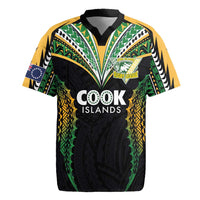 Custom Cook Islands Rugby League Rugby Jersey Tatau Tribal Pattern-Special Edition Black Color