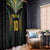 Custom Cook Islands Rugby League Window Curtain Tatau Tribal Pattern-Special Edition Black Color