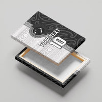 Custom Fiji and New Zealand Rugby Canvas Wall Art Tapa Mix Maori Pattern