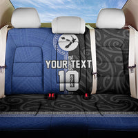 Custom Samoa and New Zealand Rugby Back Car Seat Cover Teuila Samoan and Maori Warrior