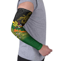 Personalized Chimpu Province Papua New Guinea Arm Sleeves Bird-of-paradise Art Tattoo and Melanesian Motifs - Polynesian Pride