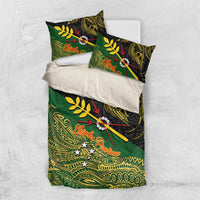 Chimpu Province Papua New Guinea Bedding Set Bird-of-paradise Art Tattoo and Melanesian Motifs - Polynesian Pride