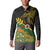 Personalized Chimpu Province Papua New Guinea Button Sweatshirt Bird-of-paradise Art Tattoo and Melanesian Motifs - Polynesian Pride